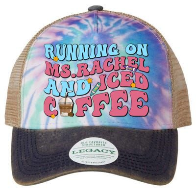 Running On Ms.rachel And Iced Coffee Legacy Tie Dye Trucker Hat