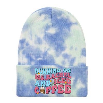 Running On Ms.rachel And Iced Coffee Tie Dye 12in Knit Beanie