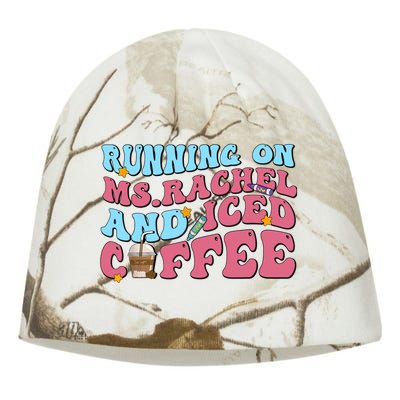 Running On Ms.rachel And Iced Coffee Kati - Camo Knit Beanie