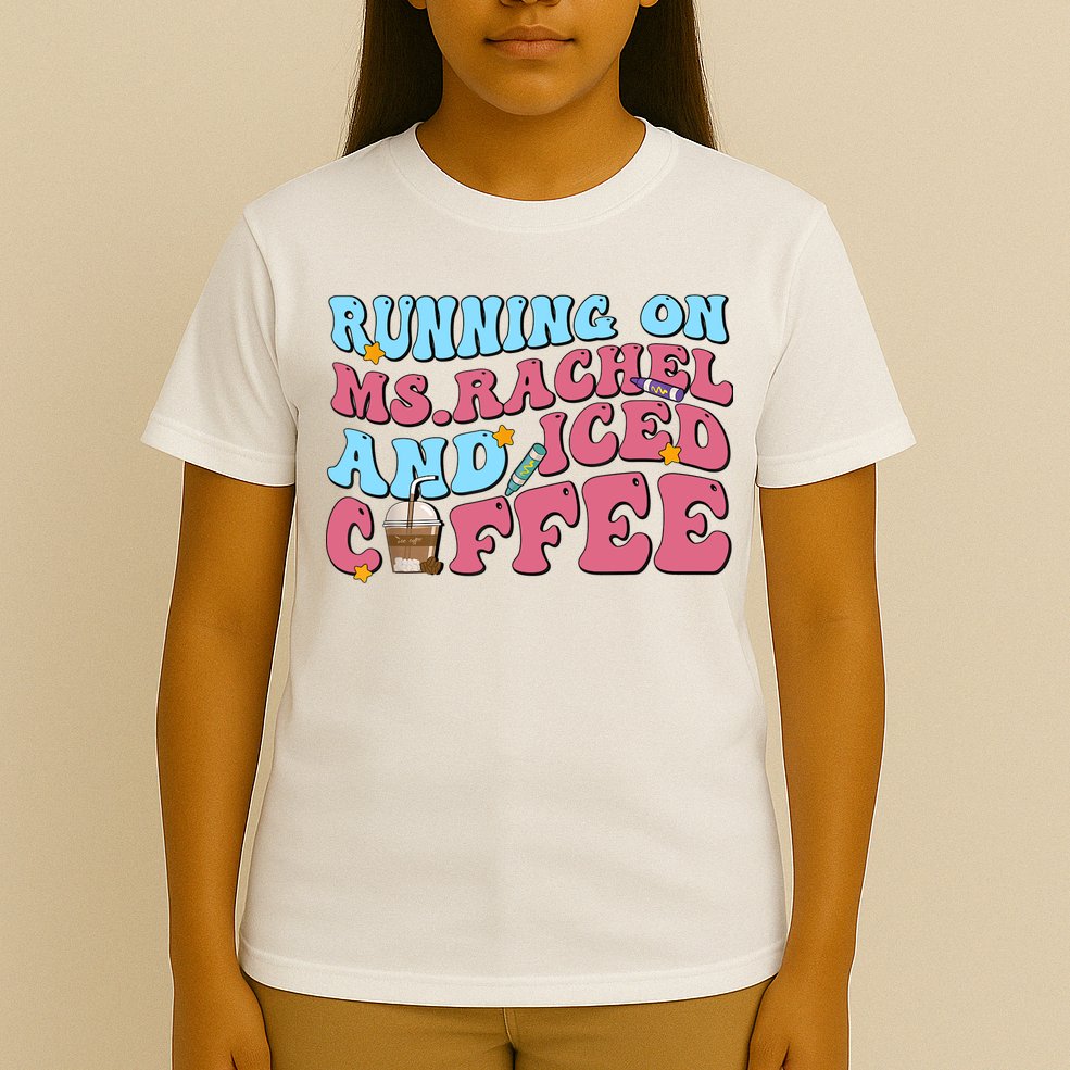 Running On Ms.rachel And Iced Coffee T-Shirt