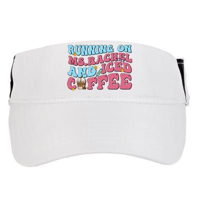 Running On Ms.rachel And Iced Coffee Adult Drive Performance Visor