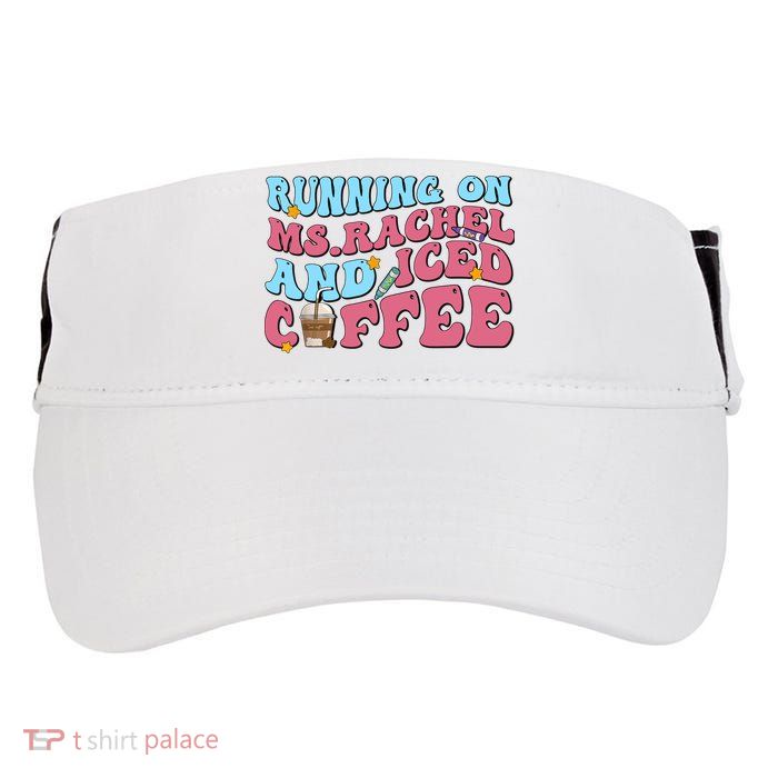 Running On Ms.rachel And Iced Coffee Adult Drive Performance Visor