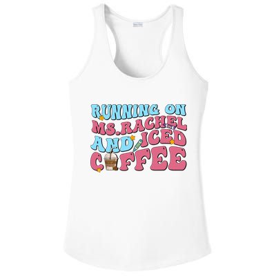 Running On Ms.rachel And Iced Coffee Ladies PosiCharge Competitor Racerback Tank