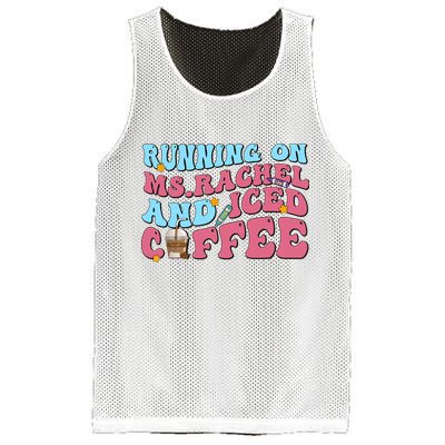Running On Ms.rachel And Iced Coffee Mesh Reversible Basketball Jersey Tank