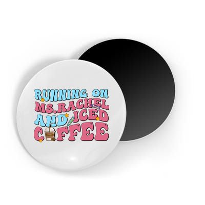 Running On Ms.rachel And Iced Coffee Magnet