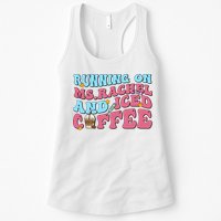 Running On Ms.rachel And Iced Coffee Womens Tank Top
