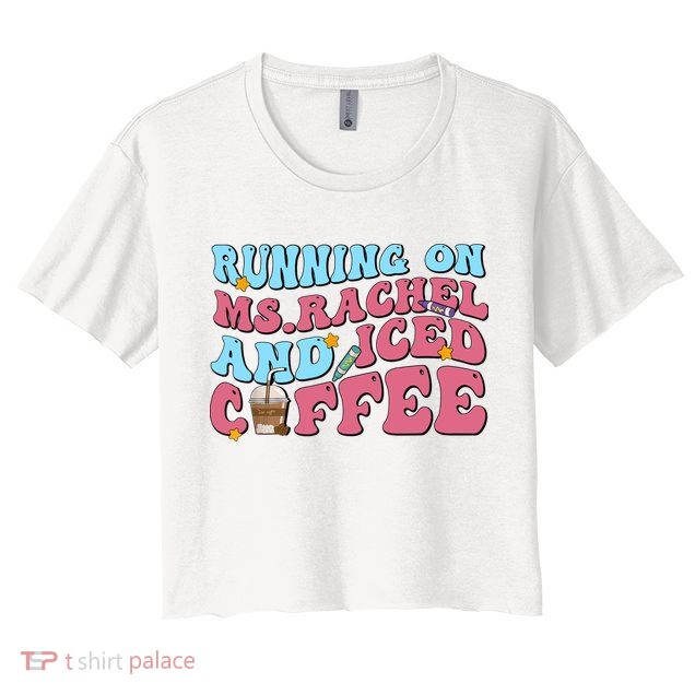 Running On Ms.rachel And Iced Coffee Crop Top