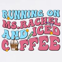 Running On Ms.rachel And Iced Coffee Wool Snapback Cap