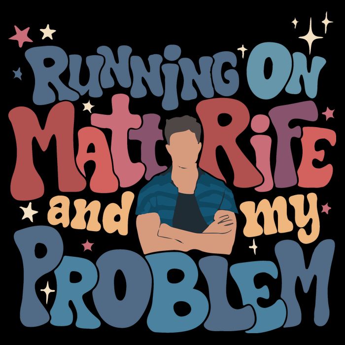 Running On Matt Rife And My Problem Matt Rife Problematic 16 in Basic Backpack