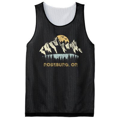 Roseburg Oregon Mountain Sunset Sunrise Or Mesh Reversible Basketball Jersey Tank