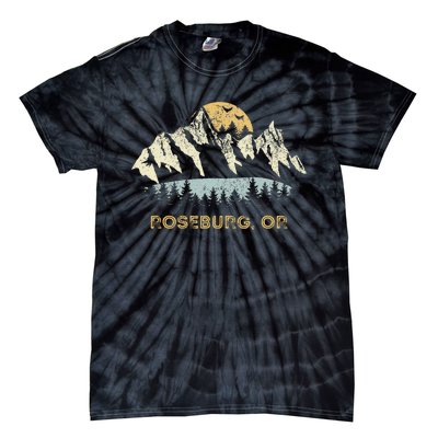 Roseburg Oregon Mountain Sunset Sunrise Or Tie-Dye T-Shirt