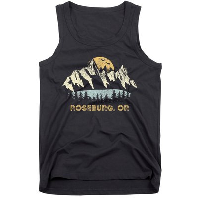 Roseburg Oregon Mountain Sunset Sunrise Or Tank Top