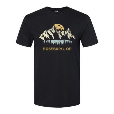 Roseburg Oregon Mountain Sunset Sunrise Or Softstyle CVC T-Shirt