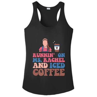 Running On Ms.rachel And Iced Coffee Ladies PosiCharge Competitor Racerback Tank