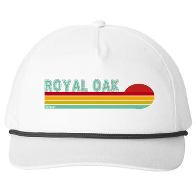 Royal Oak Michigan Snapback Five-Panel Rope Hat