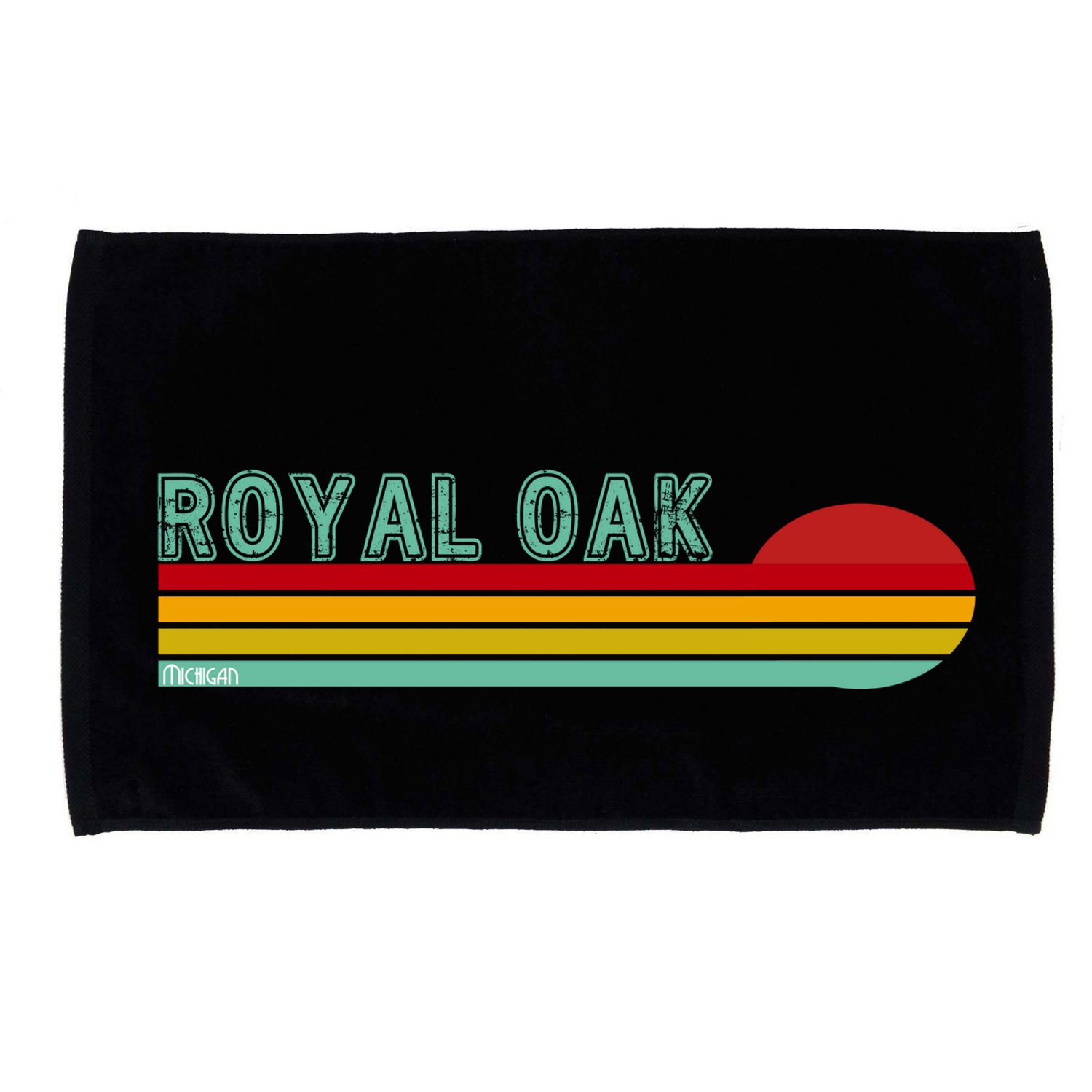 Royal Oak Michigan Microfiber Hand Towel
