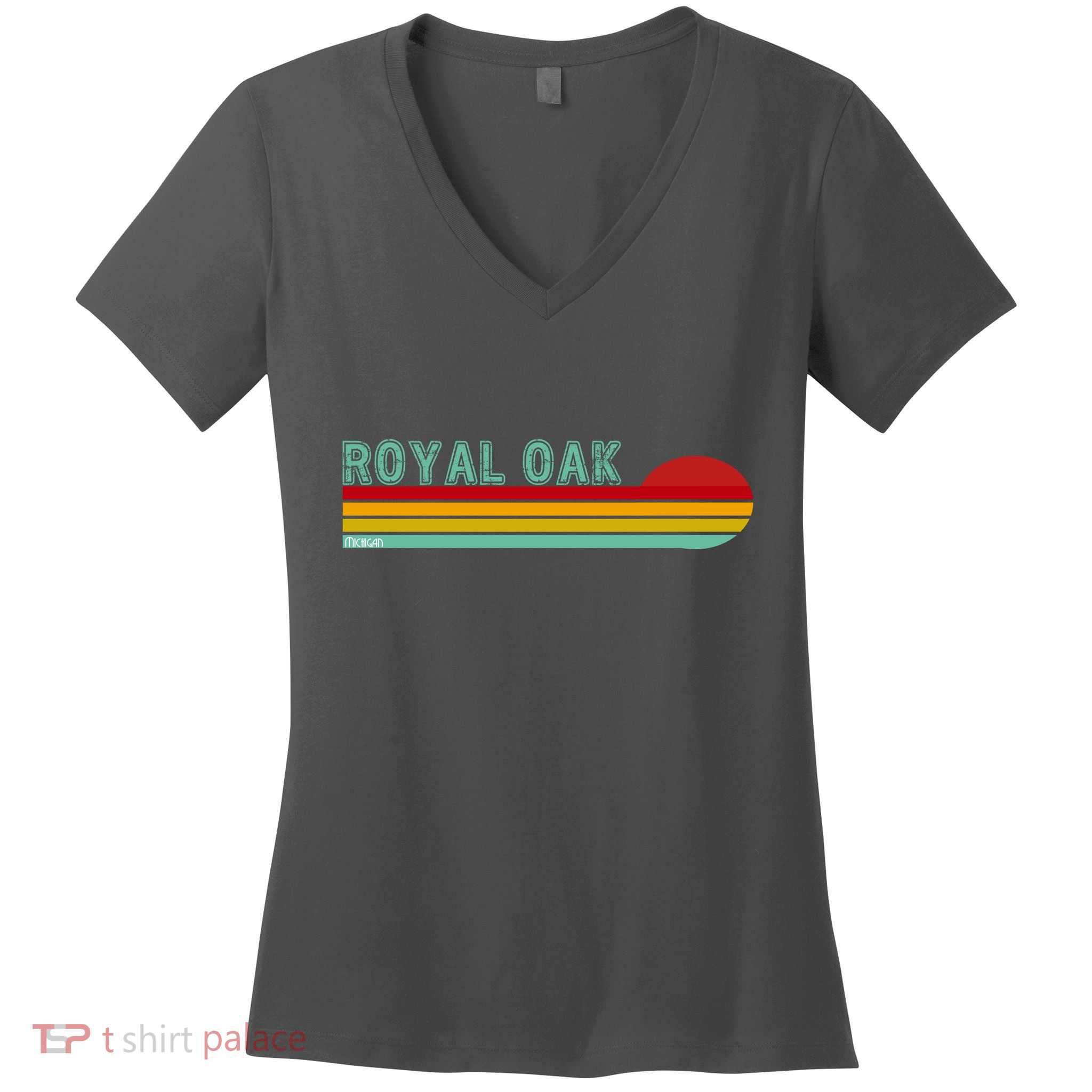 Royal Oak Michigan Women's V-Neck T-Shirt