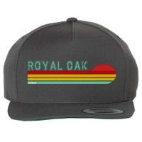 Royal Oak Michigan Wool Snapback Cap