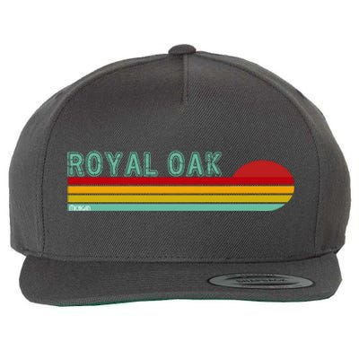 Royal Oak Michigan Wool Snapback Cap