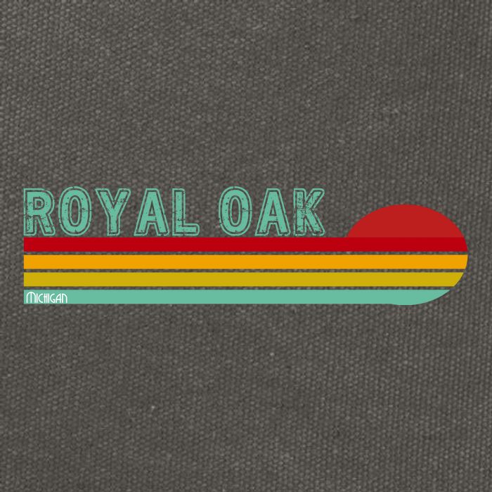 Royal Oak Michigan Cotton Canvas Backpack