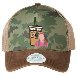 Running On Ms.rachel And Iced Coffee Retro Pocket Legacy Tie Dye Trucker Hat