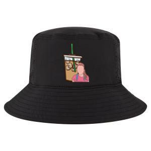 Running On Ms.rachel And Iced Coffee Retro Pocket Cool Comfort Performance Bucket Hat