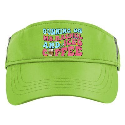 Running On Ms.rachel And Iced Coffee Adult Drive Performance Visor