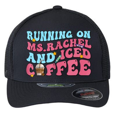 Running On Ms.rachel And Iced Coffee Flexfit Unipanel Trucker Cap