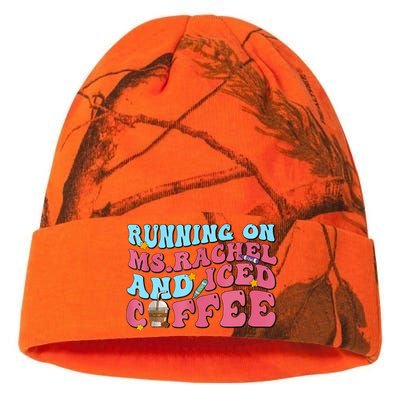 Running On Ms.rachel And Iced Coffee Kati Licensed 12" Camo Beanie