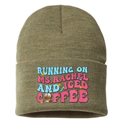 Running On Ms.rachel And Iced Coffee Sustainable Knit Beanie