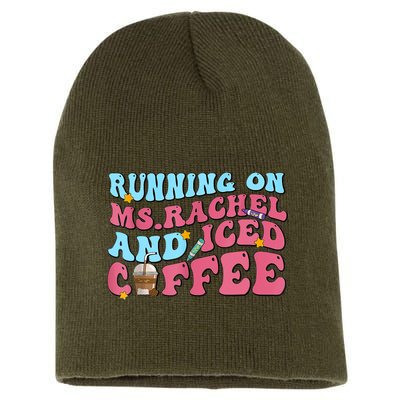 Running On Ms.rachel And Iced Coffee Short Acrylic Beanie