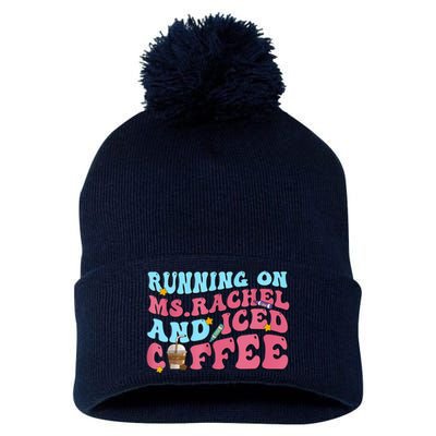 Running On Ms.rachel And Iced Coffee Pom Pom 12in Knit Beanie