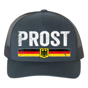 Retro Oktoberfest Man Woman German Flag Prost Yupoong Adult 5-Panel Trucker Hat