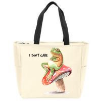 Rog On Mushroom Zip Tote Bag