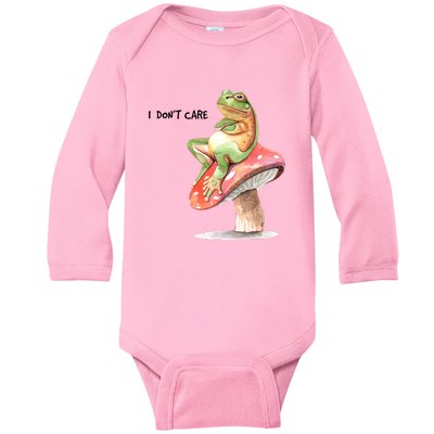 Rog On Mushroom Baby Long Sleeve Bodysuit