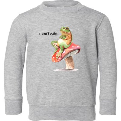 Rog On Mushroom Toddler Sweatshirt