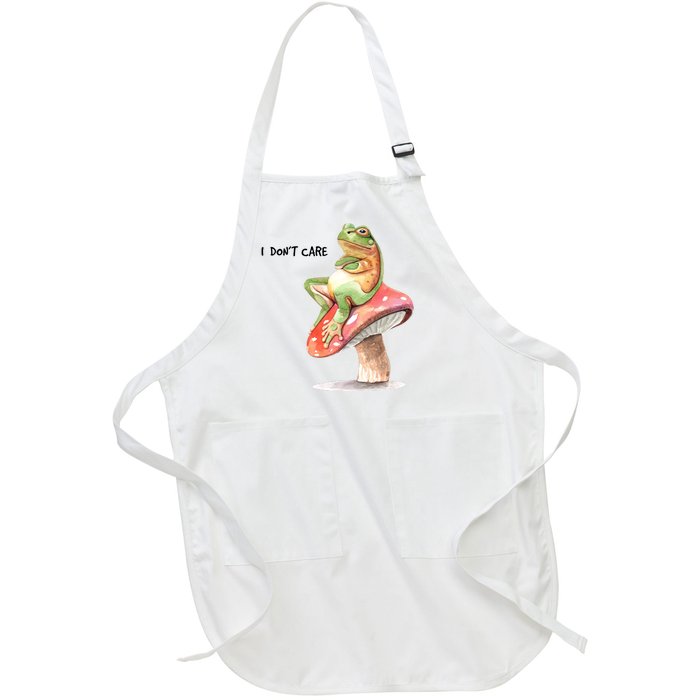 Rog On Mushroom Full-Length Apron With Pockets