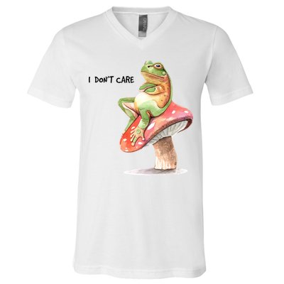 Rog On Mushroom V-Neck T-Shirt