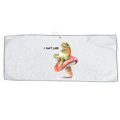 Rog On Mushroom Large Microfiber Waffle Golf Towel