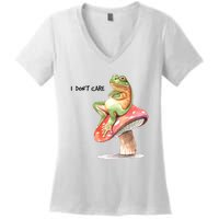 Rog On Mushroom Women's V-Neck T-Shirt