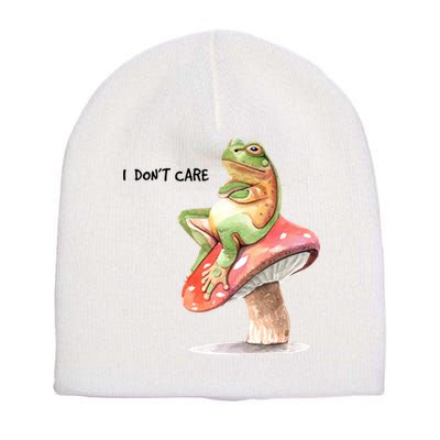 Rog On Mushroom Short Acrylic Beanie
