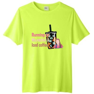 Running On Ms Rachel And Iced Coffee Tall Fusion ChromaSoft Performance T-Shirt