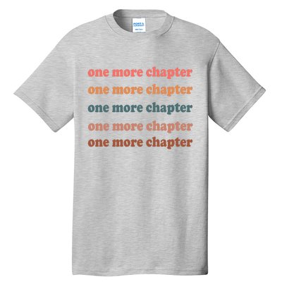 Retro One More Chapter Bookish Funny Tall T-Shirt