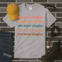 Retro One More Chapter Bookish Funny Tall T-Shirt