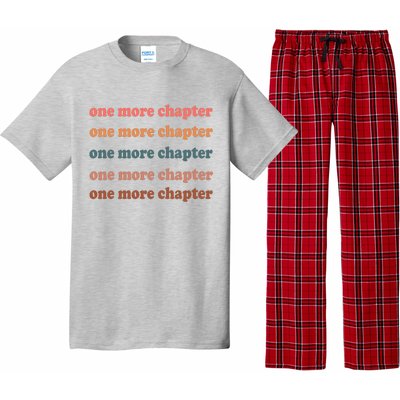 Retro One More Chapter Bookish Funny Pajama Set