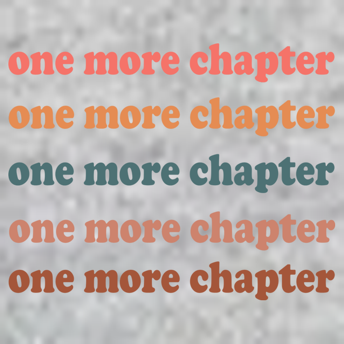 Retro One More Chapter Bookish Funny Full Zip Hoodie