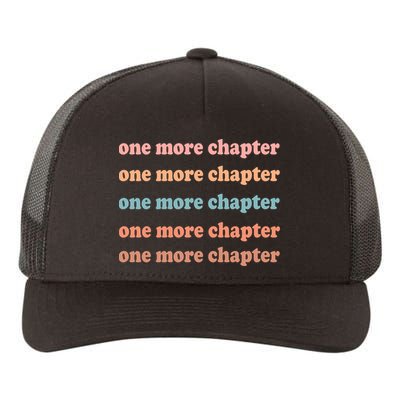 Retro One More Chapter Bookish Funny Yupoong Adult 5-Panel Trucker Hat