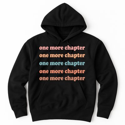 Retro One More Chapter Bookish Funny Hoodie