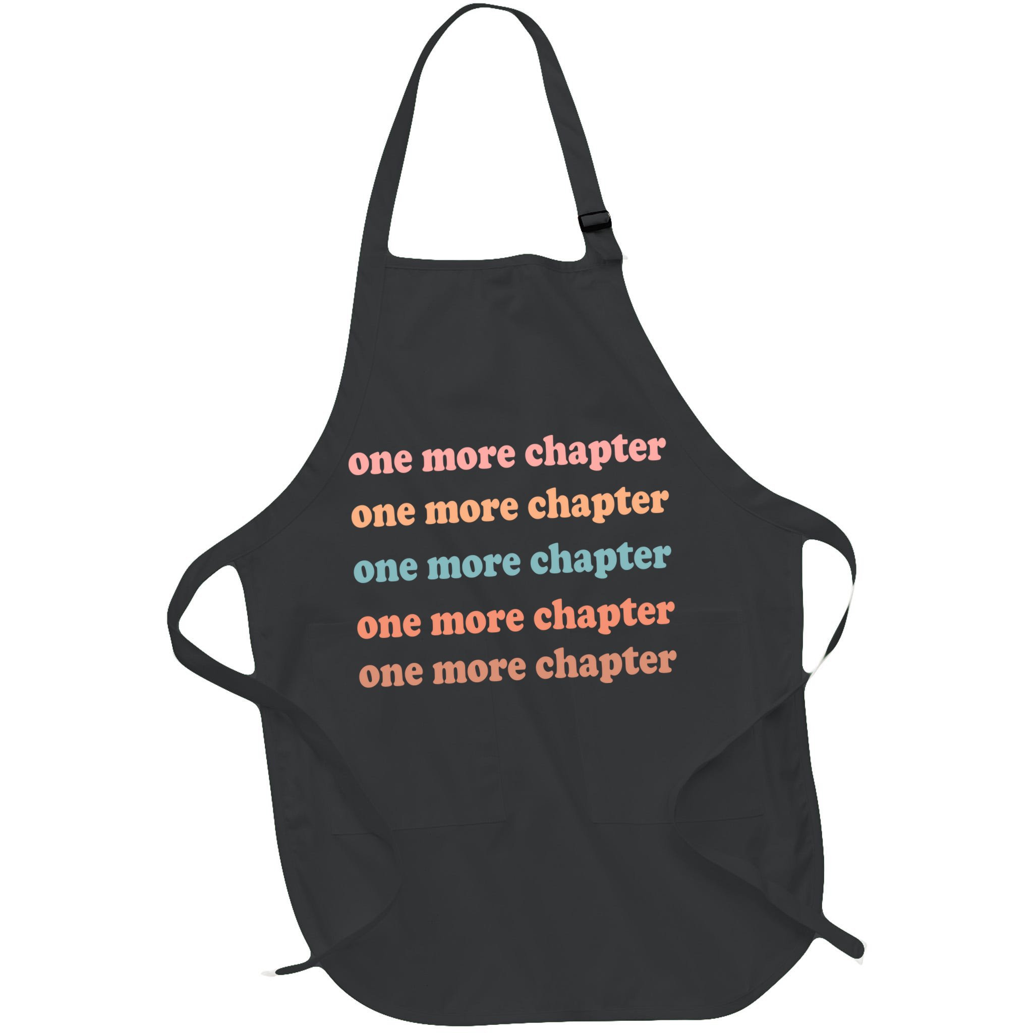 Retro One More Chapter Bookish Funny Apron