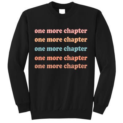 Retro One More Chapter Bookish Funny Sweatshirt